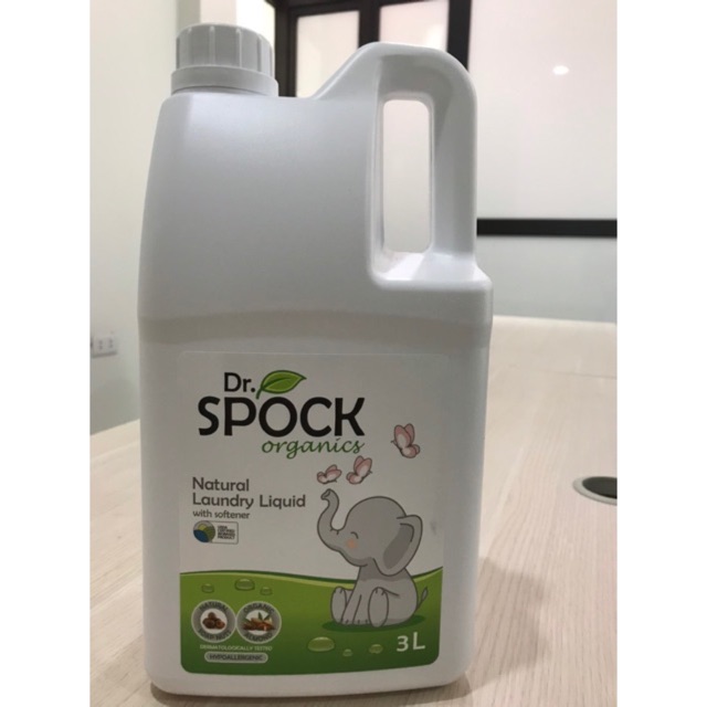 Nước giặt xả thiên nhiên Dr Spock organics loại 3 lít