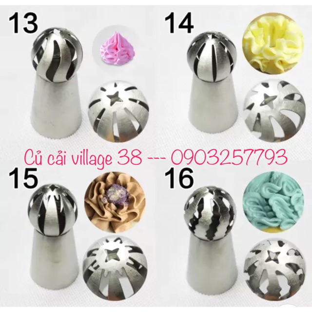 Đui bắt kem cupcake 3d nghệ thuật