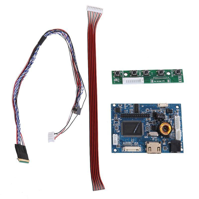 ♦Bộ Bảng Mạch Điều Khiển Hdmi Lvds 40 Pins Cho Raspberry Pi 3 Lp156Wh2 Tla1 Top1 1366x768 6 Bit Tft 7-42 "