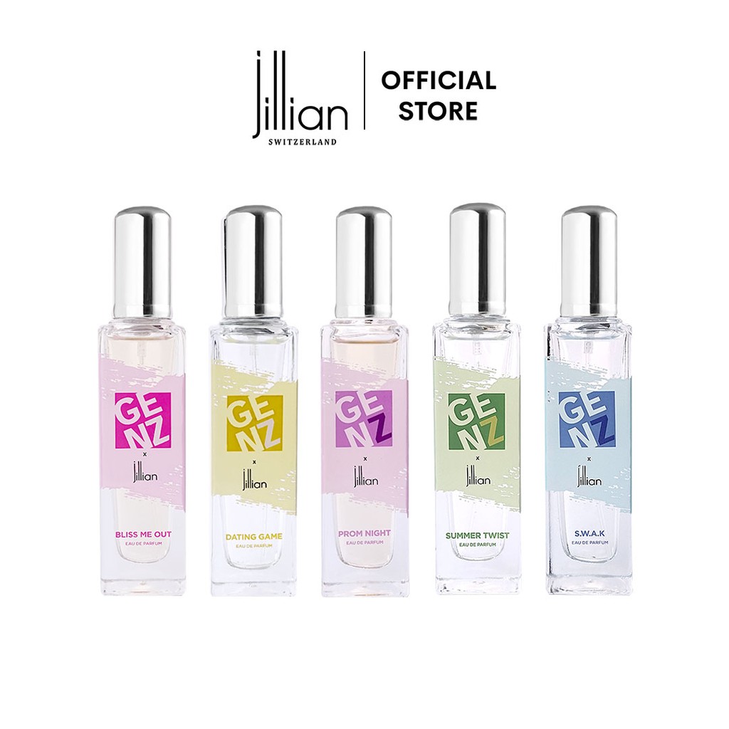 Bộ nước hoa GenZ x Jillian: 5 mùi hương x 35ml | Thế Giới Skin Care