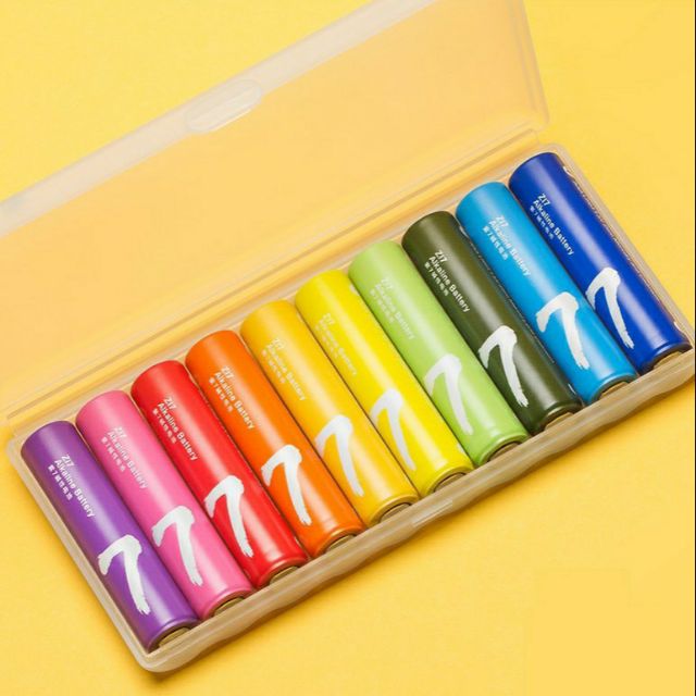 🔝 Hộp 10 Viên Pin Tiểu AAA số 7 RainbowXiaomi ZMI🌈