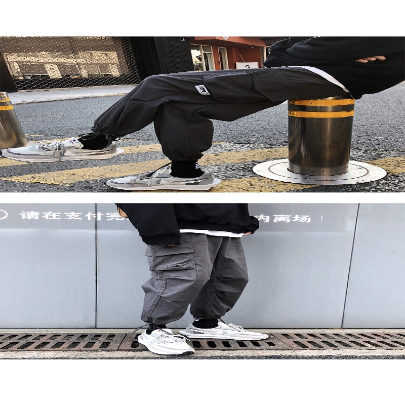 Quần Jeans Phối Túi Hộp Phong Cách Thời Trang Hàn Quốc 2020 Xinh Xắn Cho Nam Giới
