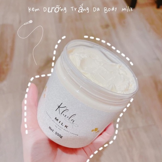 [TRẮNG BẬT TÔNG] Kem body trắng da Body Milk không bết rít, dưỡng trắng da body sau 7 ngày