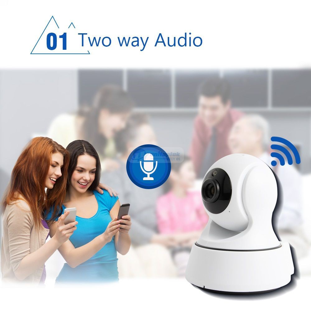 Camera IP quan sát không dây trong nhà 1.0MP IR-Cut âm thanh 2 chiều Unitoptek