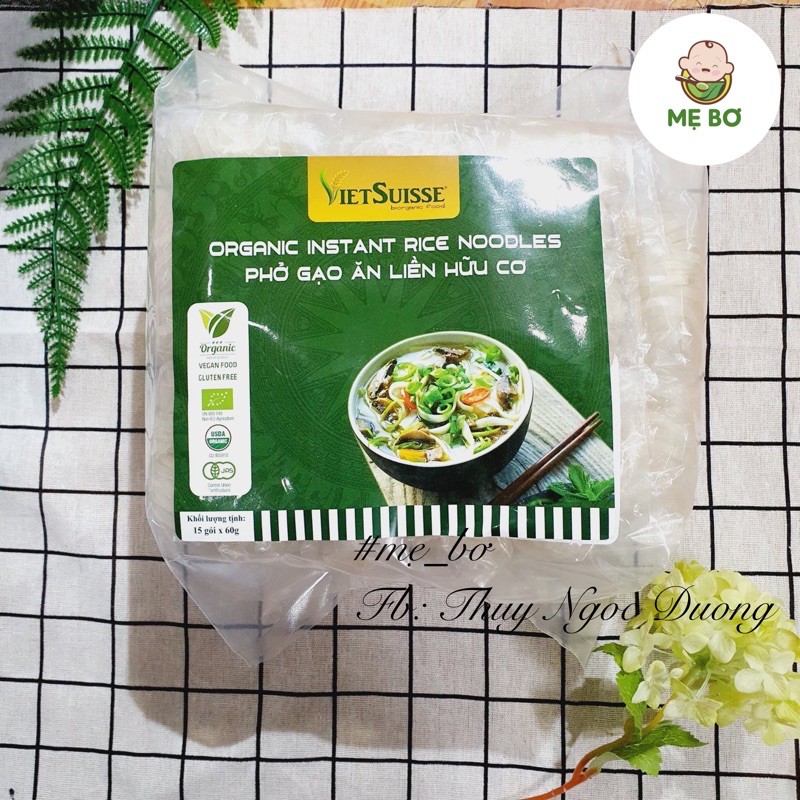 [Vietsuisse] PHỞ GẠO ĂN LIỀN HỮU CƠ