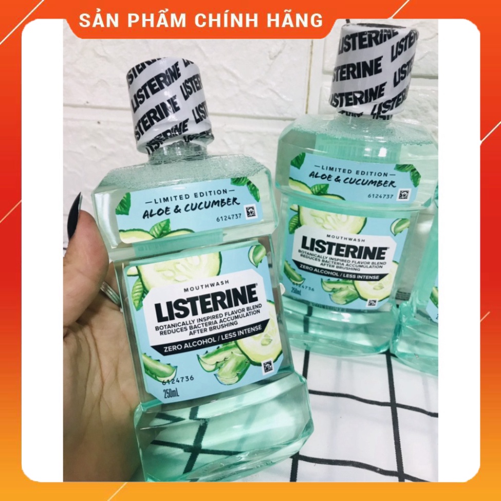 Nước Súc Miệng Vị Trái Cây Tự Nhiên Listerine 250ml/Chai (Phiên Bản Giới Hạn)