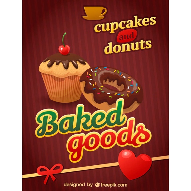 Tranh nghệ thuật trang trí quán bánh, cà phê 29x21cm