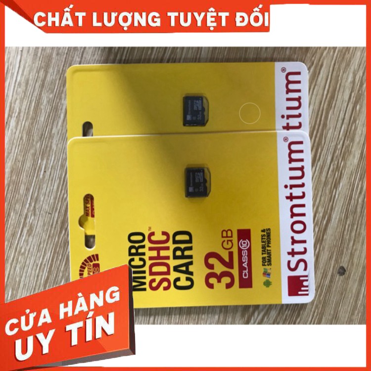 Combo 2 thẻ nhớ 32gb Strotium chính hãng