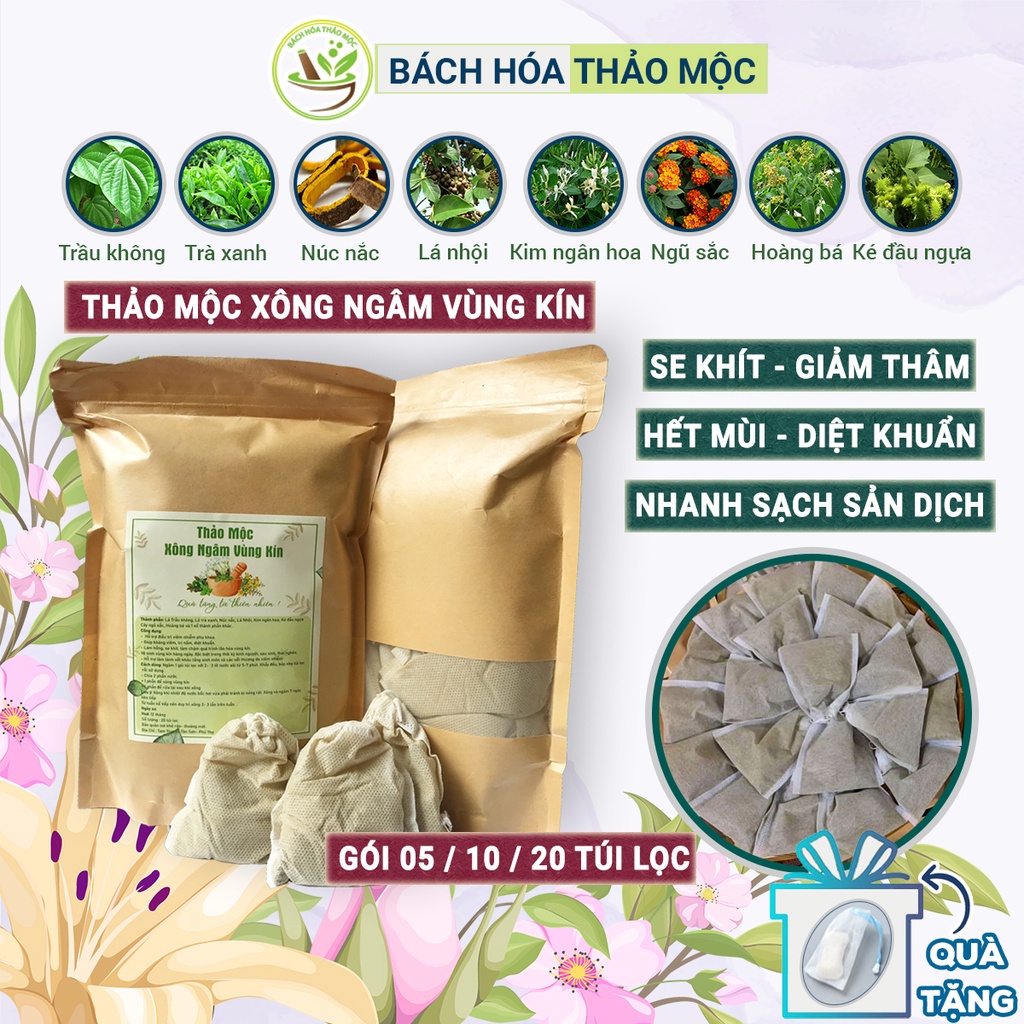 Xông vùng kín thảo dược, 8 thảo dược tự nhiên giúp phụ nữ se khít, hồng hào