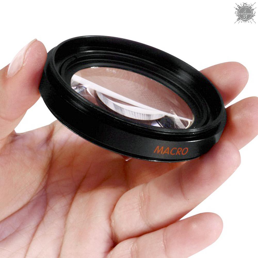 Ống Kính To Hd 52mm 0.45x Với Thấu Kính Macro Cho Máy Ảnh Canon Nikon Sony Pentax 52mm Dslr