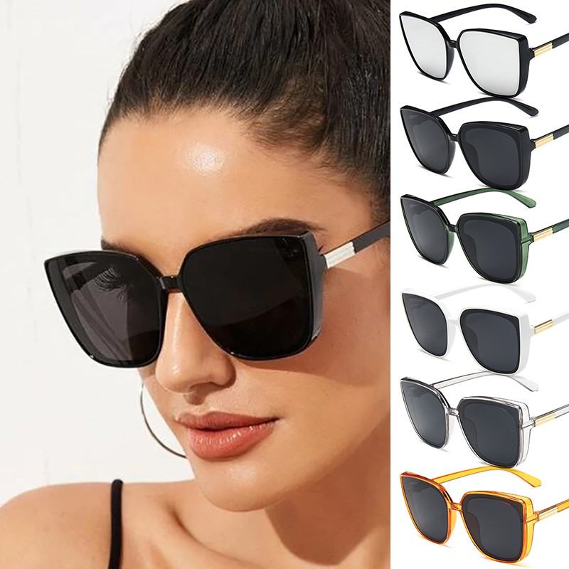 Kính râm bằng nhựa thời trang Hàn Quốc nhiều màu tùy chọn dành cho bạn nữ