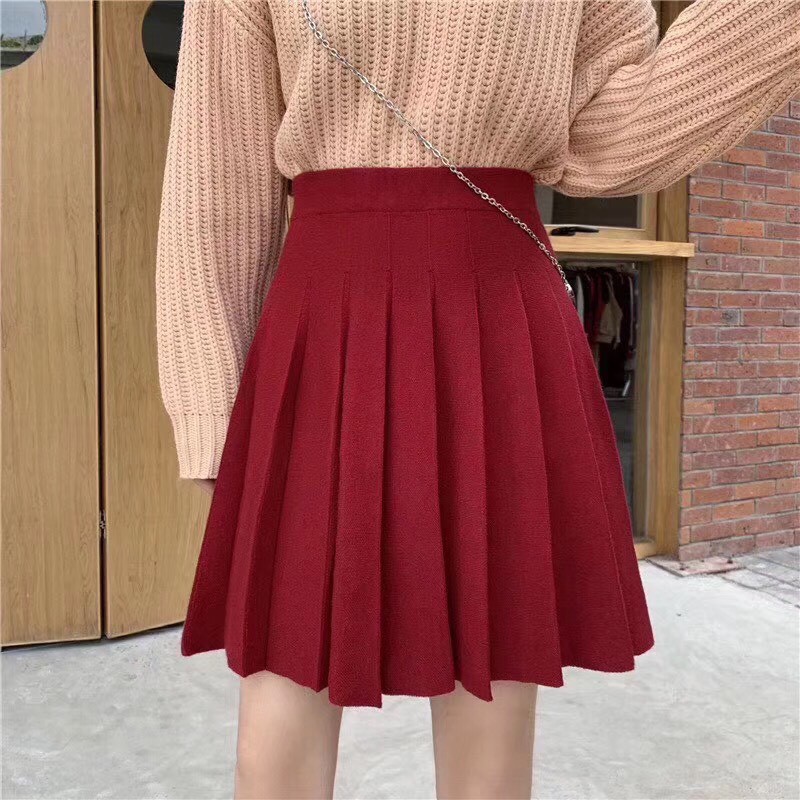 Chân váy len xếp ly QC Neww hot hit | BigBuy360 - bigbuy360.vn