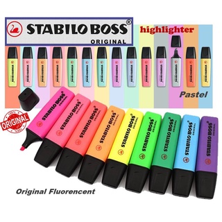 [Bán lẻ] Bút đánh dấu highlight Stabilo Boss Original pastel (made in Germany)