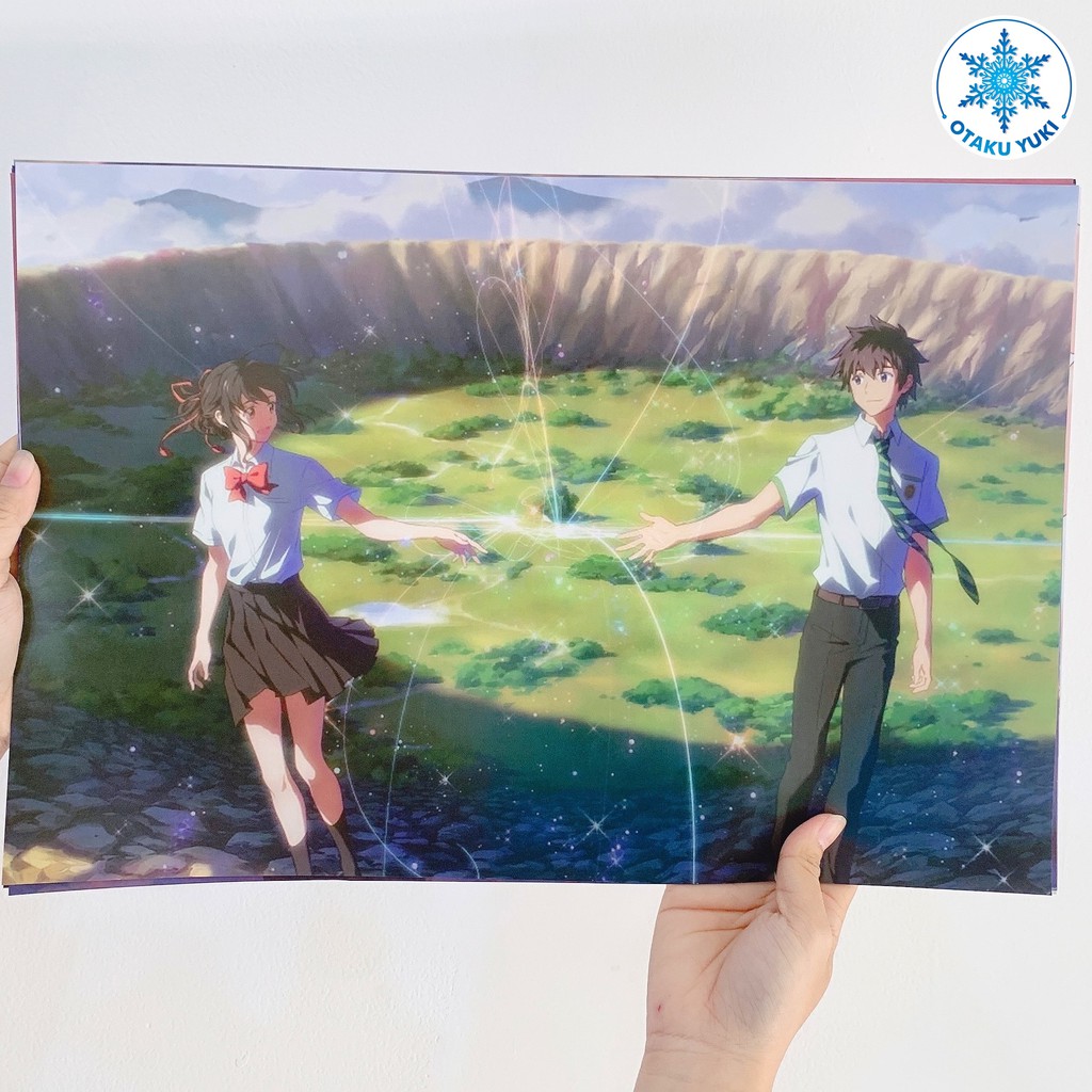 [8 Tờ] Poster Khổ A3 Anime Your Name