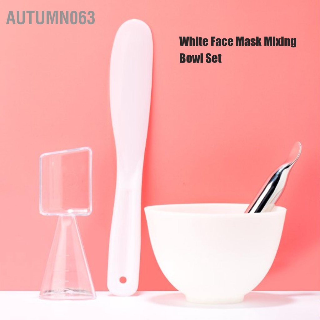Autumn063 Bộ bát trộn mặt nạ bằng silicon