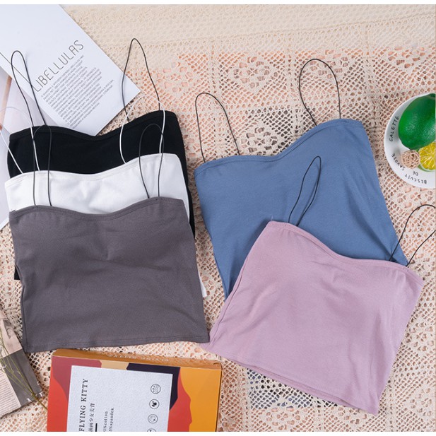 Áo Bra 2 Dây Chất Cotton FREESHIPBra Tập Gym - Áo Ngực Không Gọng Mềm Mại Quyến Rũ Cho Nữ AMY BRA -259