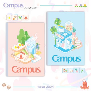 [Mã LIFEBOOK2 giảm 10% đơn 0Đ] Vở kẻ ngang Campus có chấm Sakura (80trang)