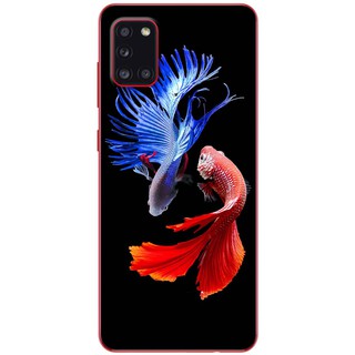 Ốp lưng Samsung A31, A51, A71 in hình Cá Betta xanh đỏ