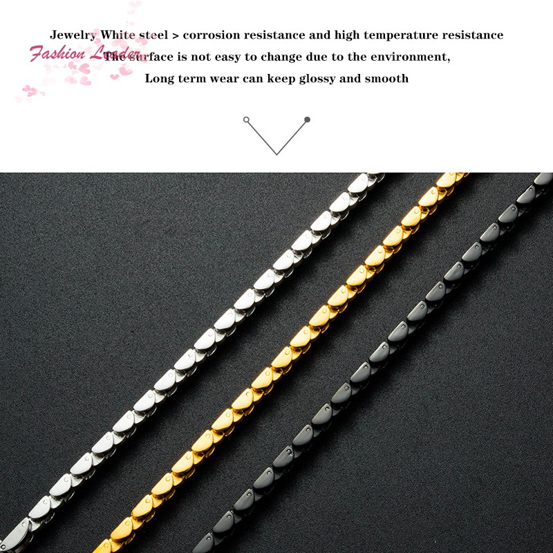 Stainless Steel Bracelet for Men Women Elegant Stylish Detacthable Hand Chain Watch Bracelet