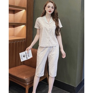 đồ bộ mặc nhà chất vải kate hàn