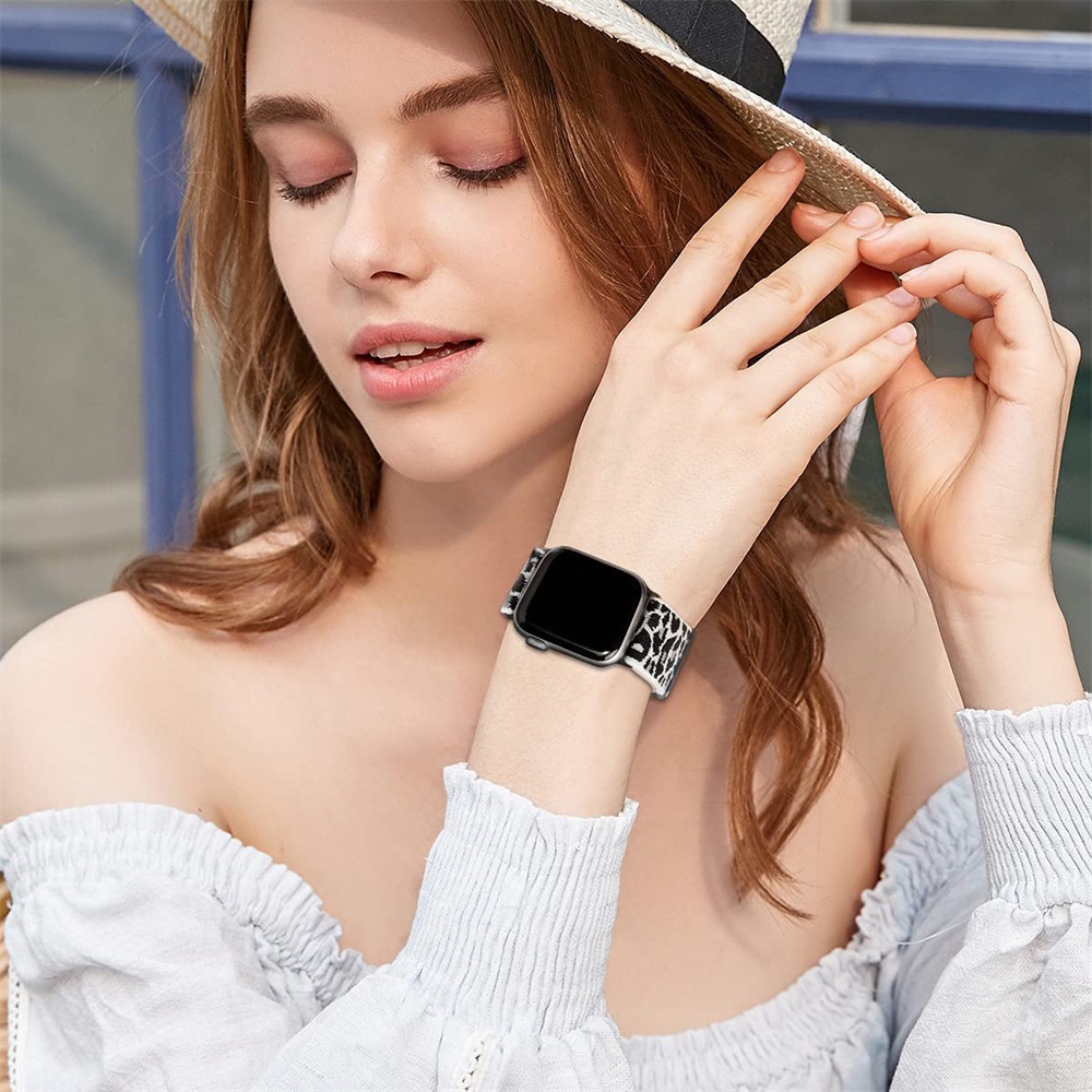 Dây Đeo Đồng Hồ Smart Watch Series 7 6 5 4 3 2 SE 45mm 41mm 44mm 40mm Có Thể Điều Chỉnh Độ Đàn Hồi