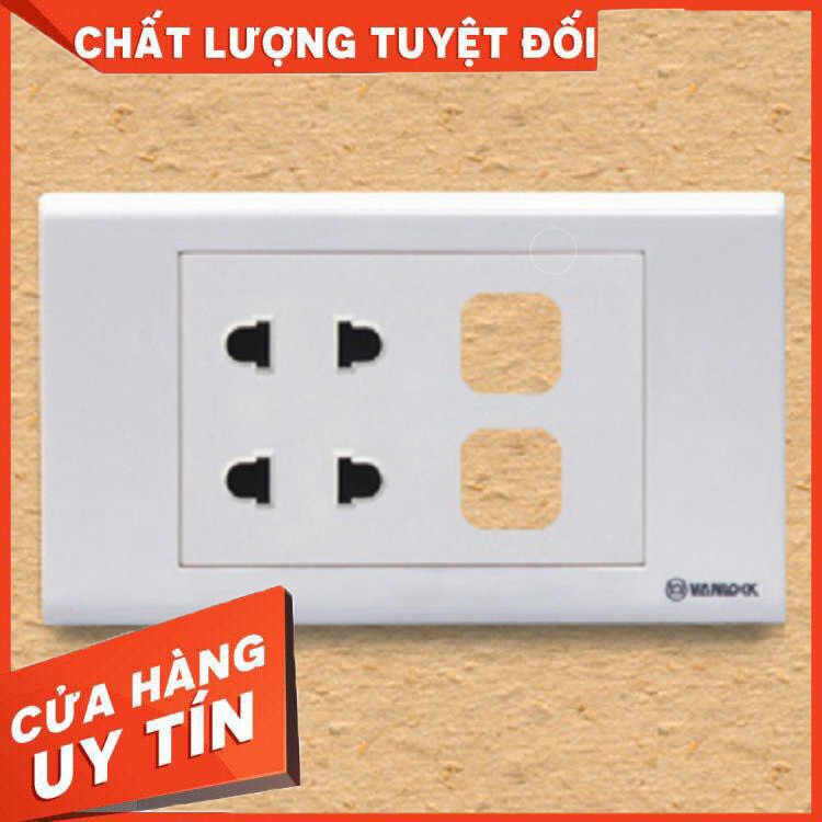 (GIÁ HỦY DIỆT) MẶT 2 Ổ CẮM + 2 LỖ SINO - S18 Điện máy - Dụng cụ cầm tay - Kim khí SĐT/Zalo: 0976070180 Uy tín - Chất lư