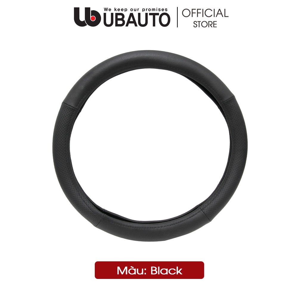 Bọc vô lăng ô tô cao cấp chính hãng UBAUTO Hàn Quốc da bò tự nhiên phù hợp các dòng xe có vô lăng 36-38cm