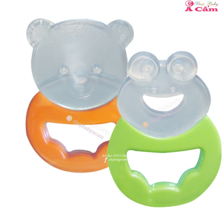 Miếng gặm nướu tay cầm nhựa Ami AM22501(màu giao ngẫu nhiên){SHOP BABY A CẨM}}