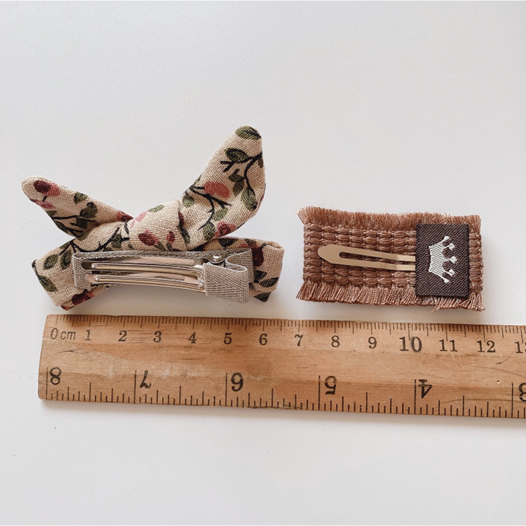 Set kẹp tóc Vintage cho bé