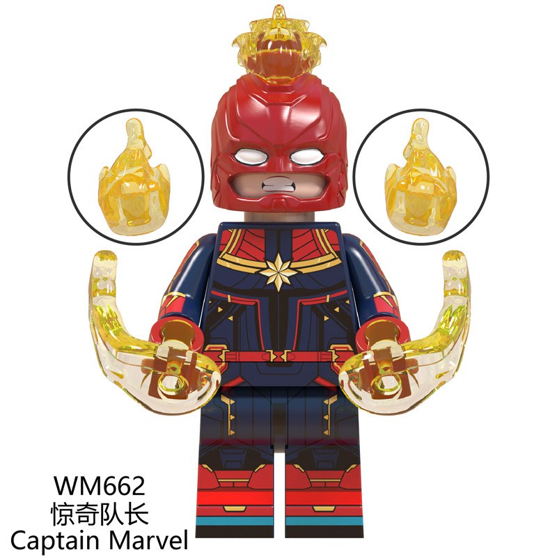 Xếp Hình Minifigures Các Nhân Vật Siêu Anh Hùng Avengers Mavel - Đồ Chơi Lắp Ráp non-lego Logo WM6056 [B3]