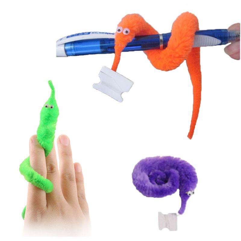 Mô hình con sâu giả nhiều lông lông vui nhộn dễ thương đồ chơi cho bé, đò chơi cho thú cưng