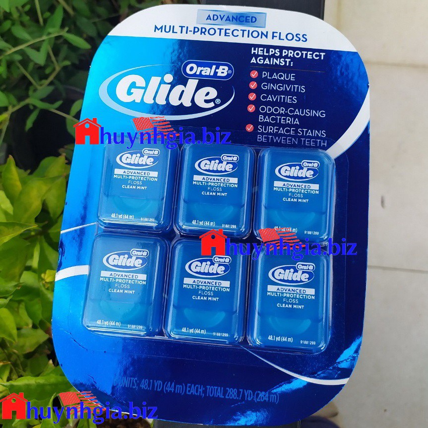 Chỉ nha khoa Oral B Glide Advanced Multi Protection Floss của Mỹ