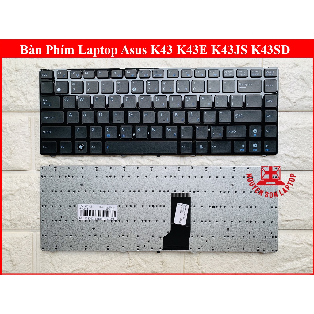 Bàn Phím Laptop Asus K43 K43E K43JS K43JY K43SC K43SD K43JC K43S K43B K43T K43U K43SJ new 100%