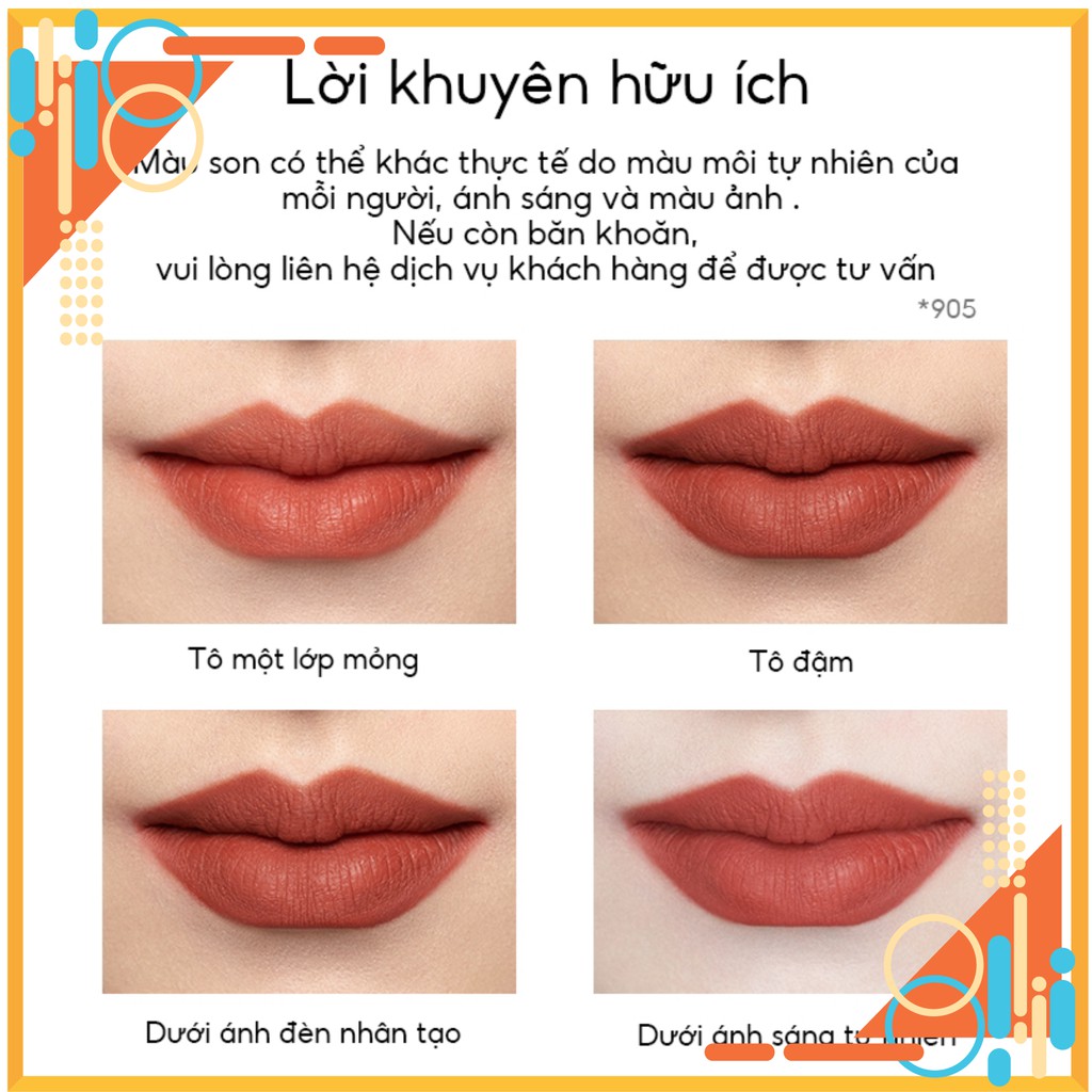 ( Mypham35 ) Son kem lì Perfect Diary tông màu số 9 3g