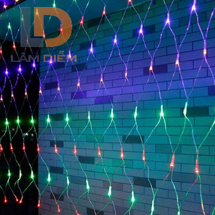 Đèn led dây chớp trang trí dạng lưới