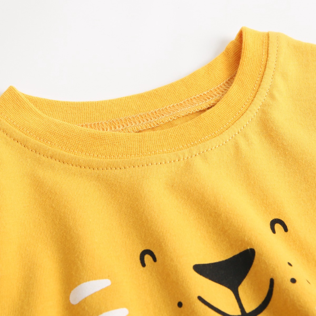 Sanlutoz  Đứa bé Bộ quần áo Mùa hè Bông Ngắn tay Trẻ mới biết đi