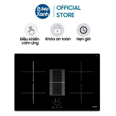 [FREESHIP HCM] Bếp Từ Kết Hợp Hút Mùi 4 Vùng Nấu HAFELE HC-IHH77D 536.61.655
