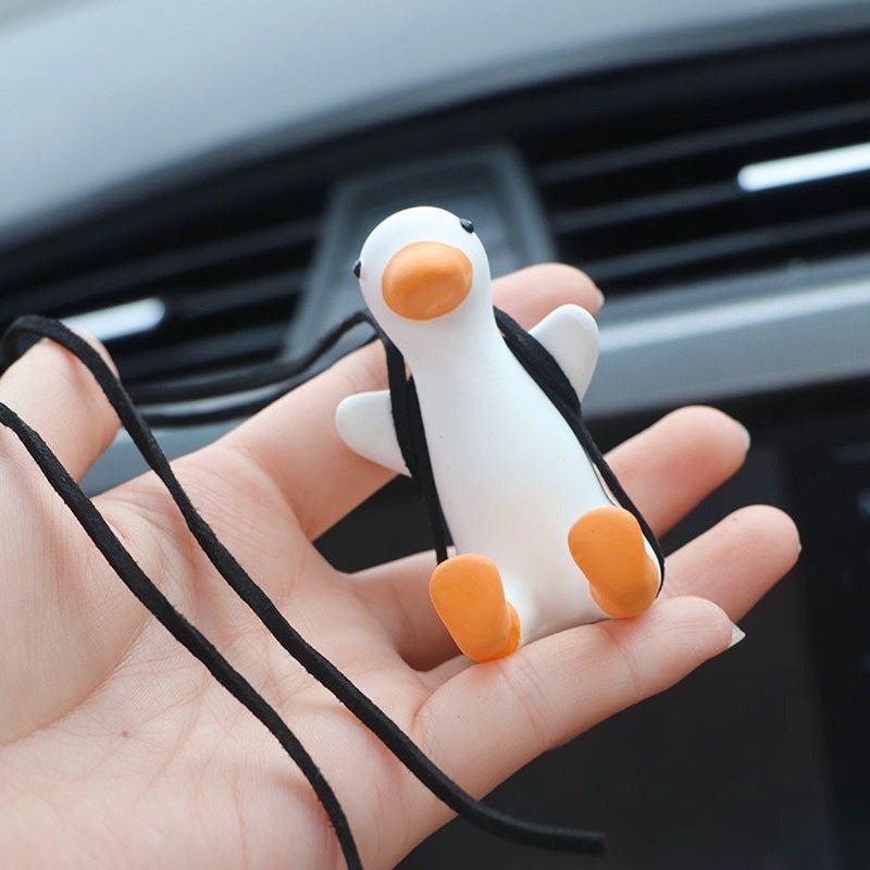 Phụ kiện treo trang trí xe hơi hình chú vịt dễ thương
