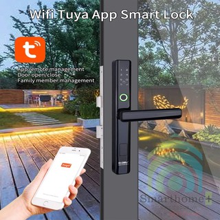 KHÓA CỔNG CỬA LÙA VÂN TAY MÃ SỐ THẺ TỪ WIFI SHP-DLS9
