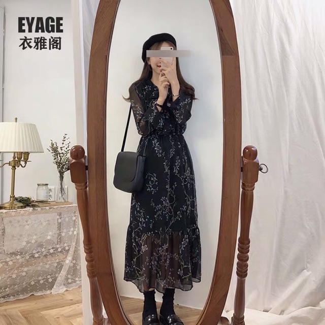 Váy hoa nhí bèo nhún nhiều size