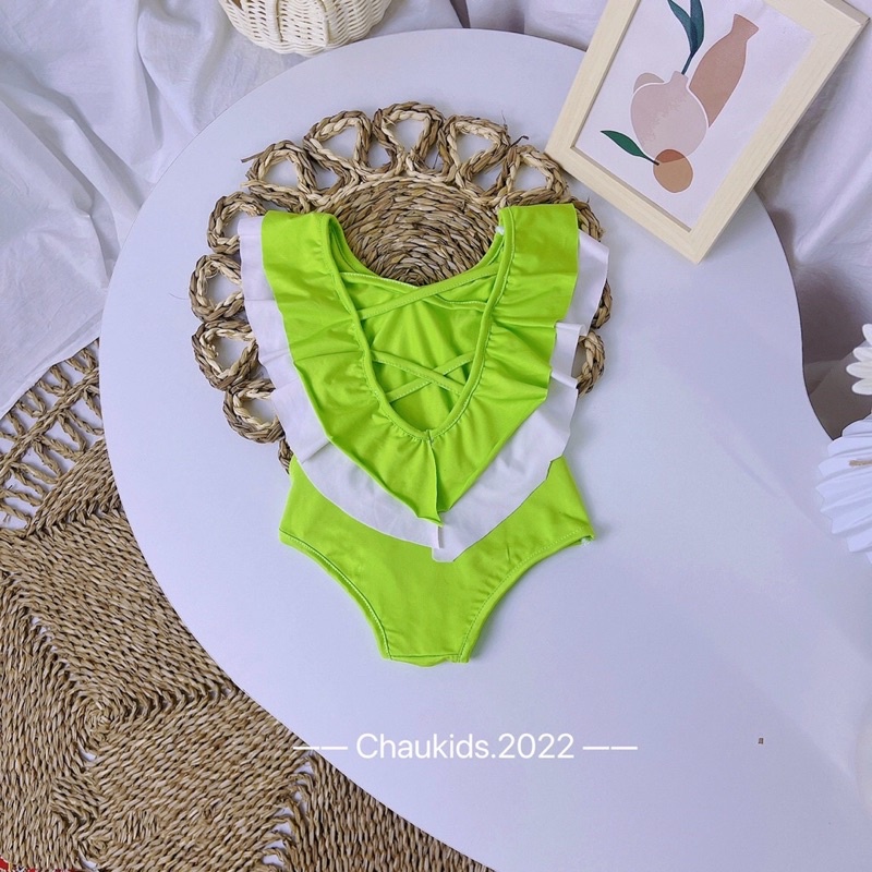 Set bikini đan dây sang chảnh cho bé gái 12-28kg