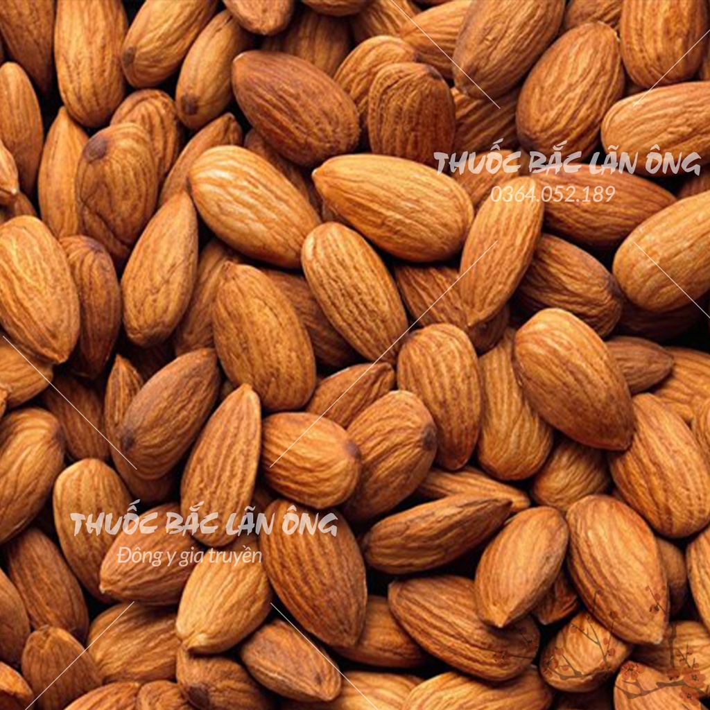 Hạt hạnh nhân 100g (Hạt dinh dưỡng cao cấp, làm sữa hạt, granola ăn kiêng)