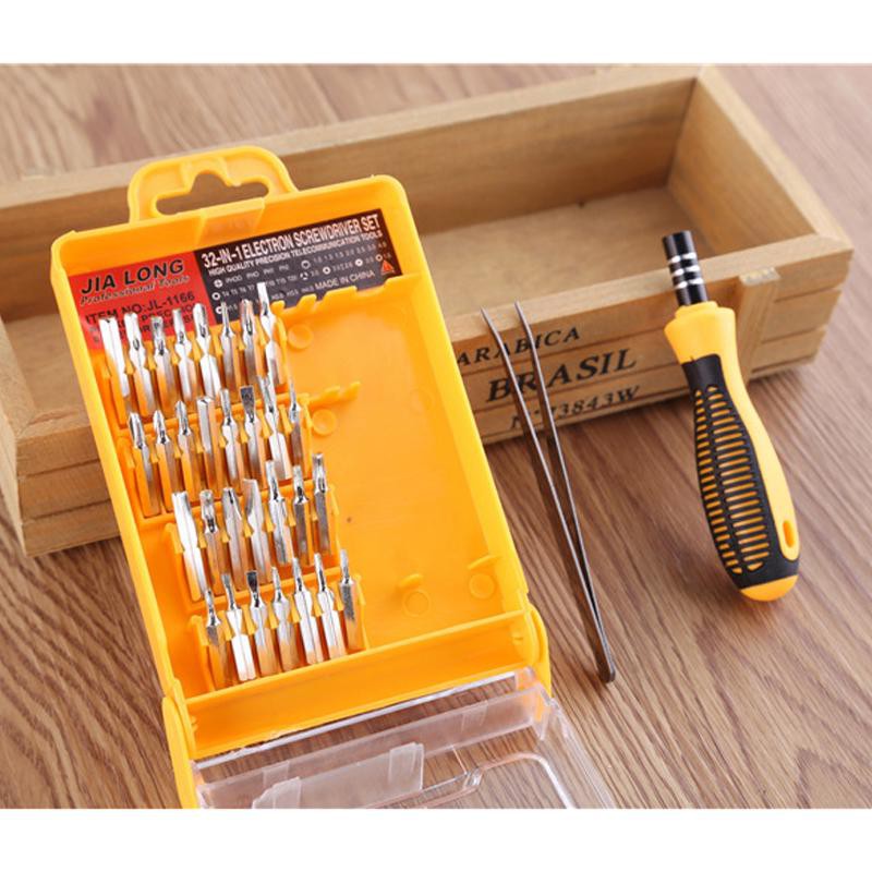 Bộ 32 Món Tua Vít Đa Năng (JR 1166), Bộ Dụng Cụ Sữa Chữa Cầm Tay Nhỏ Gọn Tiện Dụng Cho Mọi Nhà.