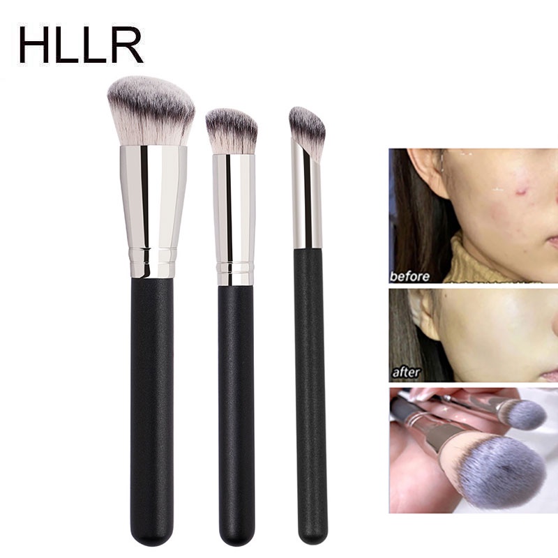 Cọ trang điểm HLLR 3 mẫu tùy chọn chuyên nghiệp chất lượng cao tiện lợi