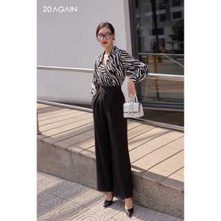 Quần Âu Cạp Đai Cài 20AGAIN QAA0908