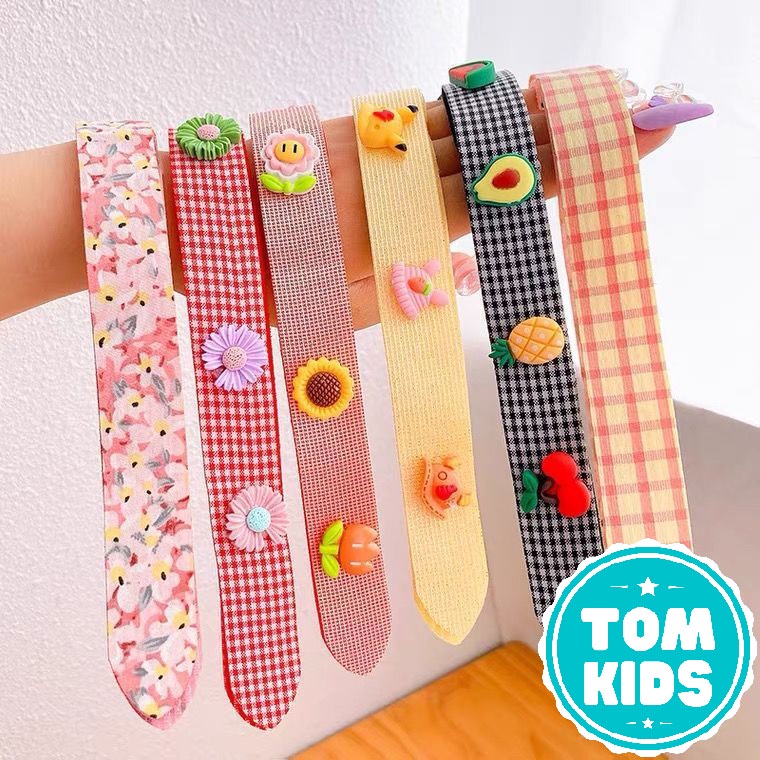 Bờm tóc mái nhiều màu cho bé gái, băng đô tóc cho bé, cặp tóc mái mã PK-009