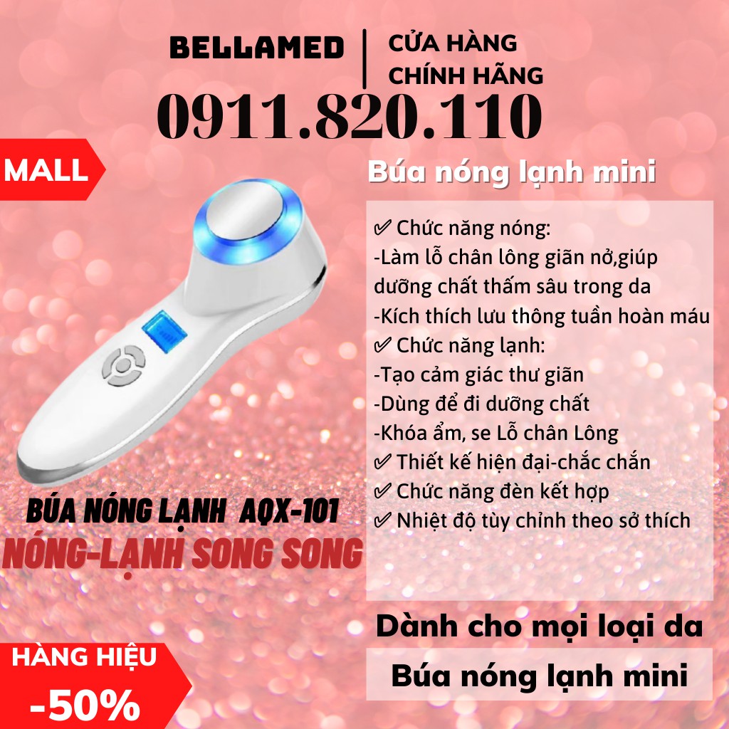 Búa nóng lạnh mini có tích điện AQX101