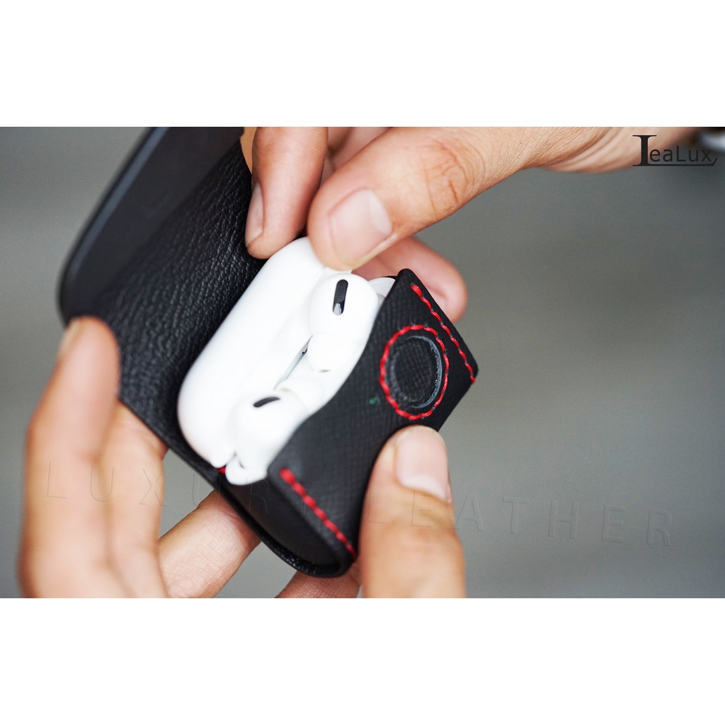 Bao Da Airpod Handmade Cao cấp LEALUX Case Airpod Pro