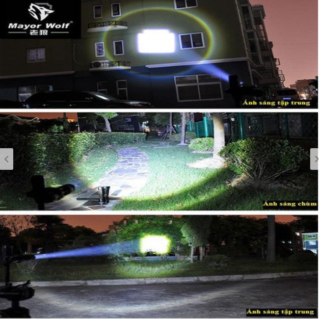 😍 Đèn pin siêu sáng chống nước Mayor Wolf LY S015 - Tặng kèm hộp đựng cao cấp, hàng chính hãng | BigBuy360 - bigbuy360.vn