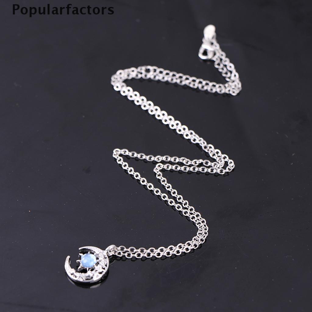 Dây Chuyền Mặt Trăng Và Ngôi Sao Đính Đá Thời Trang